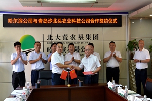 强强联合 共谋发展｜我农业公司与北大荒农垦集团哈尔滨有限公司签署战略合作协议