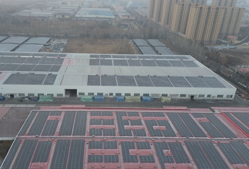 青岛金王公司1.5MW屋顶分布式光伏发电项目