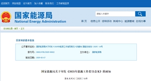国家能源局关于印发《2025年能源工作指导意见》的通知