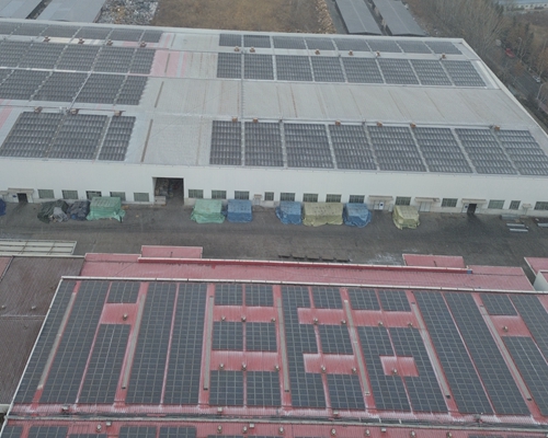 Qingdao Jinwang Company's rooftop photovoltaic power generation project